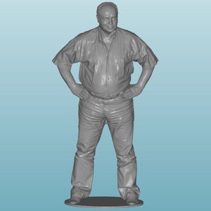 Scale Unpainted resin Figure hands on hips man boy guy in 1/24 1/32 1/18 1/43 1/72 1/64