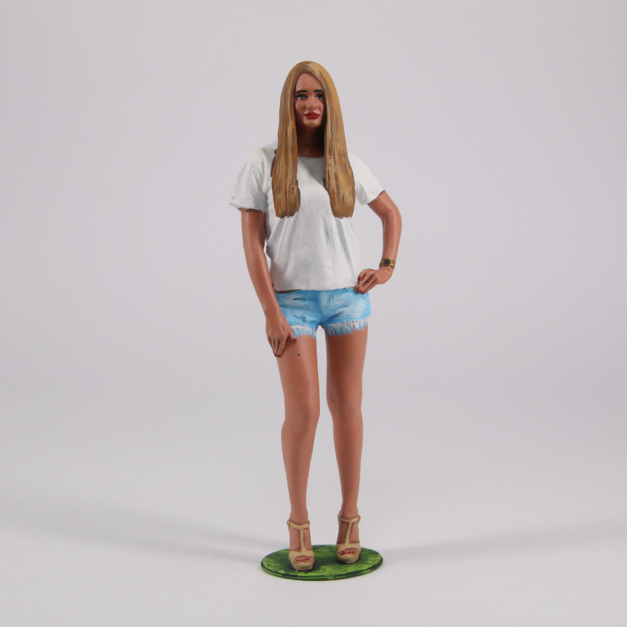 1/6 Maßstab Kleid Für Weibliche Actionfiguren – Enger Rock Mit Seitenschlitz, Grün
