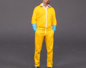 Scale Figure handpainted / Unpainted resin man in tracksuit in 1/24 1/32 1/18 1/43