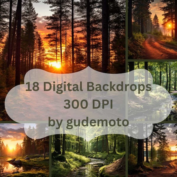 Woods Digital Backgrounds | Forest Digital Backdrops | Woodsy Digital Background | Forest Backgrounds | Forest Backdrops | Woods Backdrops