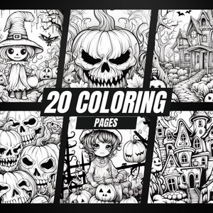 20 Printable Halloween Coloring Pages | Coloring Pages for Adults ...