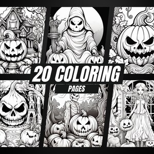 20 Printable Halloween Coloring Pages | Coloring Pages for Adults ...