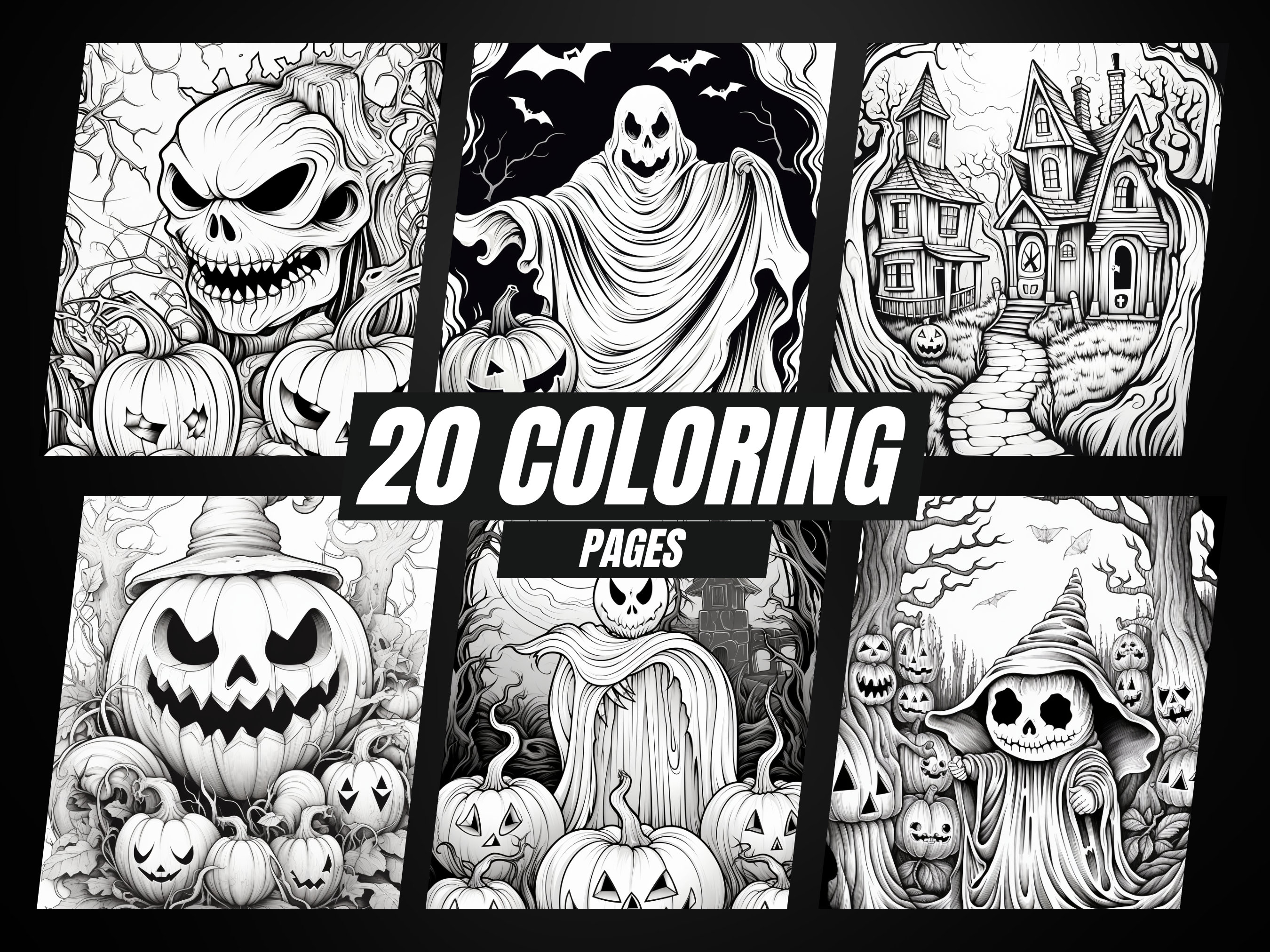 20 Printable Halloween Coloring Pages Coloring Pages for Adults ...