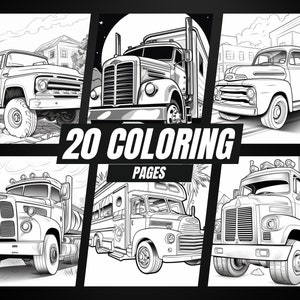 20 Printable Trucks Coloring Pages Coloring Pages for Kids Coloring ...