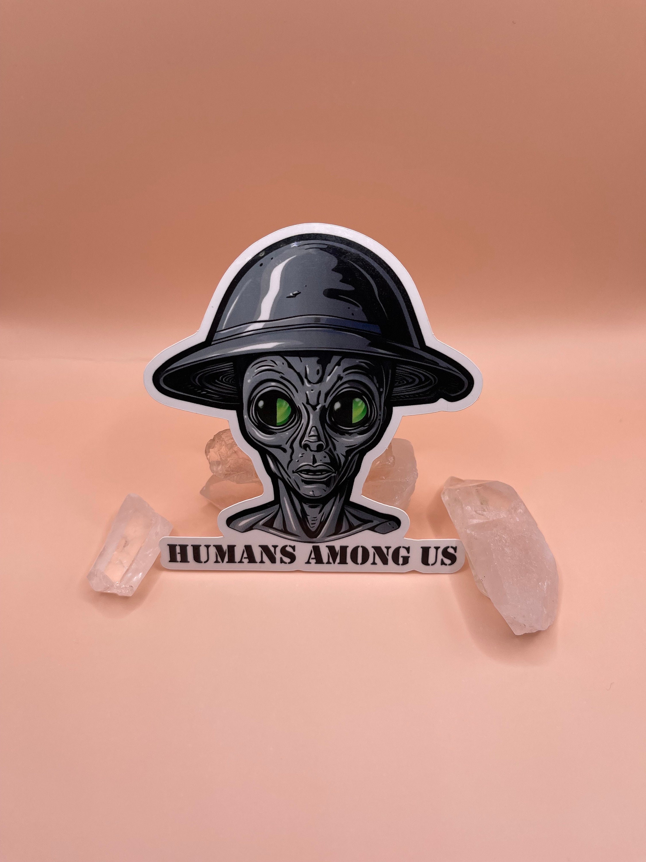 Alien Sticker / Vinyl Stickers / Alien Stickers / UFO Sticker/ iPhone ...