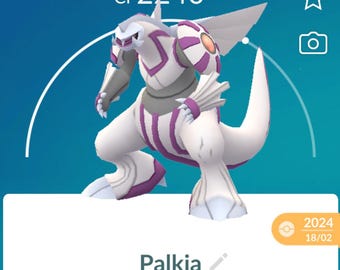 Palkia (Regular Form Purified or Not, Origin form) - Legendary Pokémon Go Trade