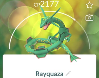Rayquaza - Legendary Pokémon Go Trade