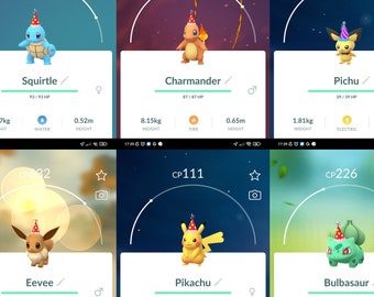 Party Hat Variants - Costume Pokémon Go Trade