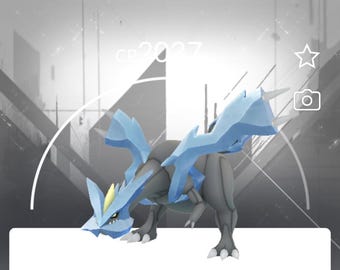 Kyurem (with/without special backgrounds) - Legendary Pokémon Go Trade