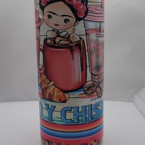 Cafecito y Chisme Tumbler for birthdays, mother day, or any Holiday.  20oz tumbler