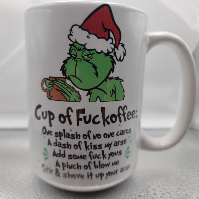 Grinch Coffee Mug - Etsy