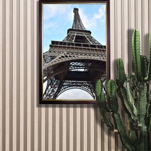Paris Eiffel Tower Photography Digital Art Instant Download