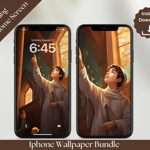 Pointing To Time Muslim Anime Boy iPhone Background Islamic background iPhone Muslim Man Background iPhone Muslim Manga Phone Background