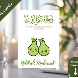 Nikkah Mubarak Cards Walima Mubarak Digital Print Nikah Mubarak Shaadi Card Nikkah Gift Muslim Wedding Gift Card Islamic Wedding Gift Card