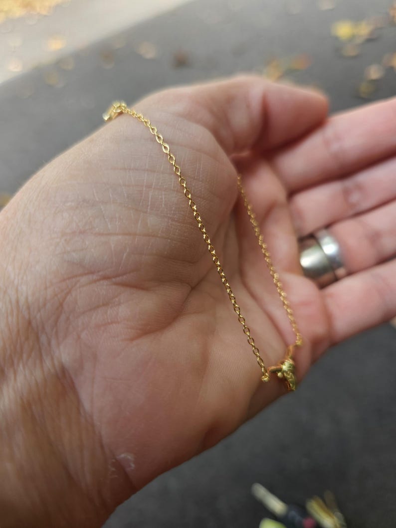 Gold Plated Longhorn Bracelet, 925 Sterling Silver Base image 9