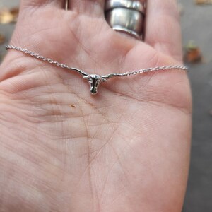 Gold Plated Longhorn Bracelet, 925 Sterling Silver Base image 8