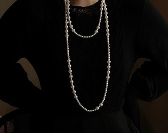 Multi-Layer Pearl Necklace. Chanel Style. 6262