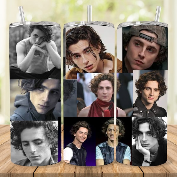 Timothee Chalamet 20oz straight skinny digital download for sublimation