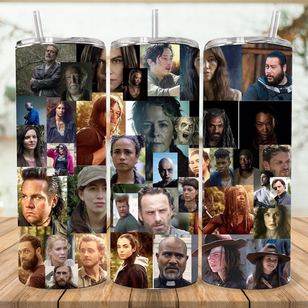 walking dead digital 20oz sublimation design