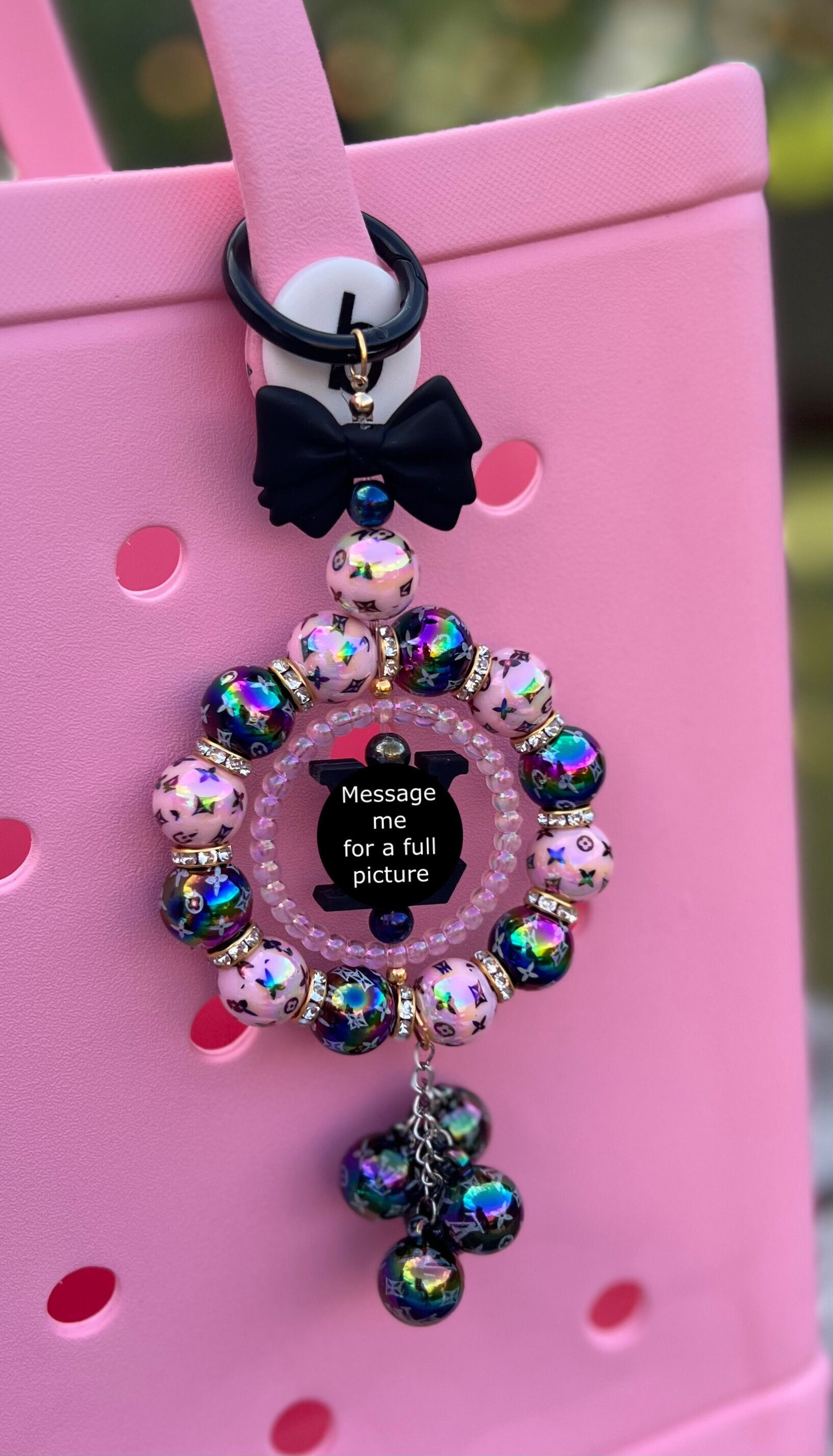 Louis vuitton bag charms etsy outlet