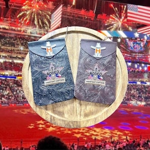 Rodeo Badge Holder HLSR *Faux Leather*