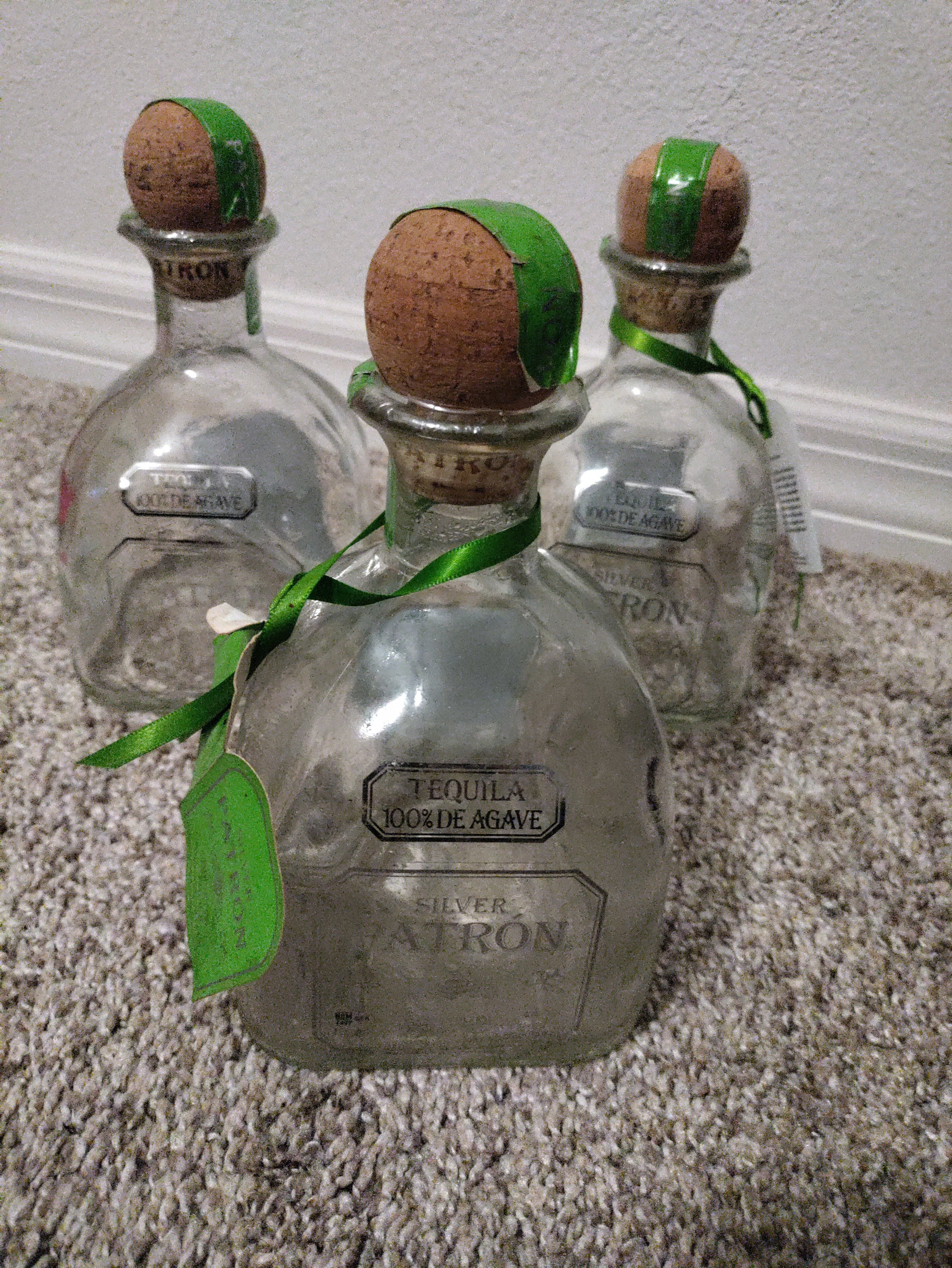 Patron Bottles With Corks Etsy