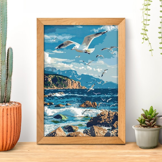 Etsy 鳥の羽 額縁 オーダーメイド 手描き鳥の羽アート作品 フレーム