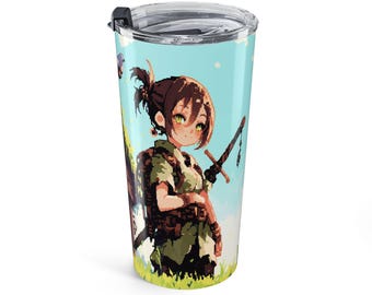 A Little Courage, A Long Road - Anime Tumbler (20oz)
