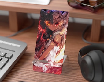 The Balance of Ember and Feather - Anime Phone Stand