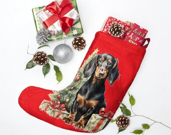 Dachshund Christmas Stockings