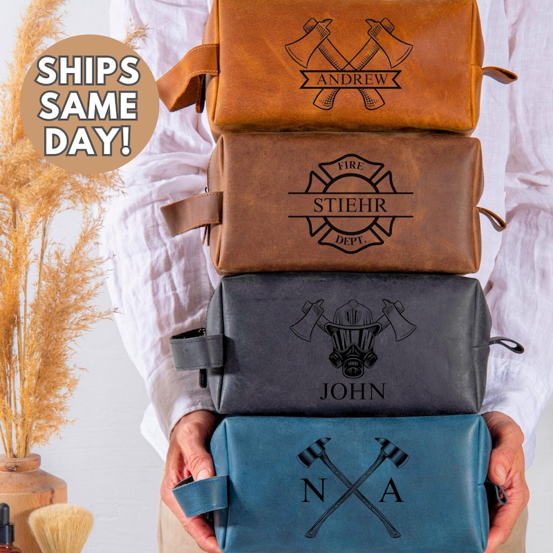 Leather Dopp Kit Svg Etsy