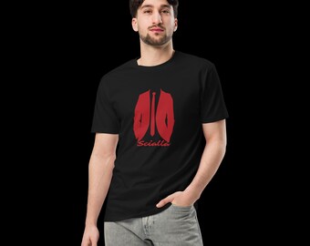 Scialla premium katoenen T-shirt, uniseks