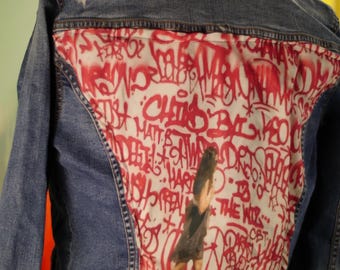 Street art walking jacket