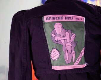 African Funk Crop Jacket