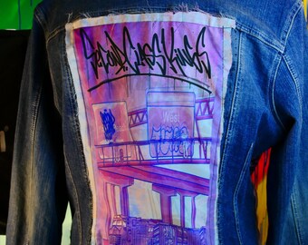 Tesoe graffiti jacket