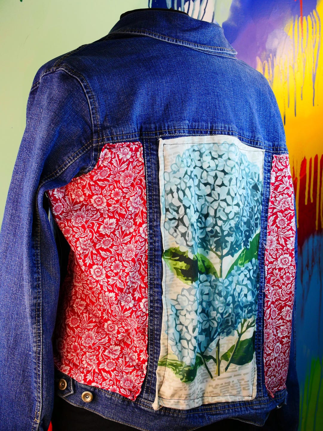 Flower Jacket With Floral Border - Etsy