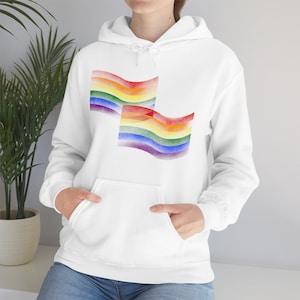 LGBTQ Hoodie Pride Flag Pride Month Geschenk für Gay Bester Freund Geschenk LGBT Gay Pride Trans Pride Flagge Regenbogen Design LGBT Sweatshirt