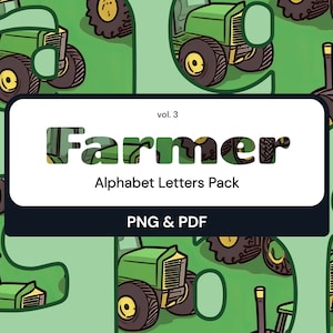 Lettere PNG per camicie Arredamento della camera dei bambini Download digitale Stampa artistica Divertenti lettere dell&#39;alfabeto PNG Bundle Design a sublimazione per involucri di bicchieri