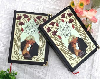 Amor Vincit Omnia Hardcover Book, Romantic Art Nouveau Book, Dramione Inspired Fanfiction, Dark Academia Romance Collector Edition