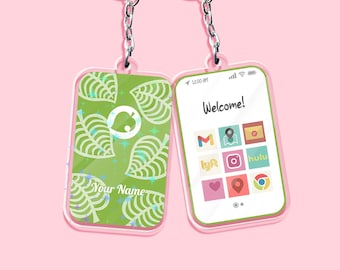 AH Nook Phone Acrylic Keychain, Game Keychain