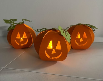 Digital Download SVG Paper Halloween Pumpkins DIY