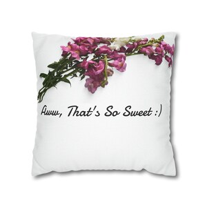 Give her an &quot;Oh My Gosh&quot; Moment that will last for a long time with this Spun Polyester Square Pillow Case. Gift for Mom, Auntie, Daughter.
