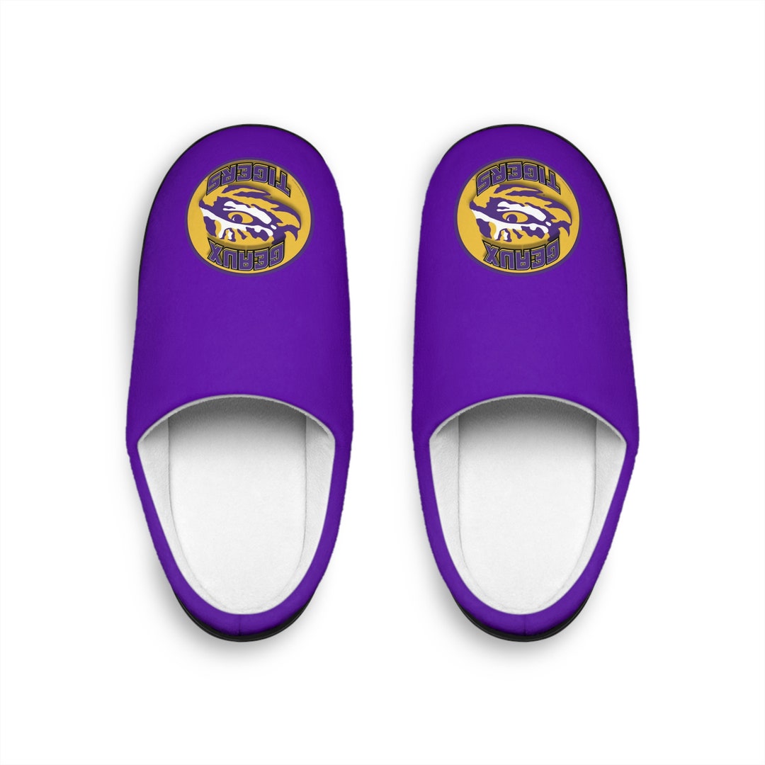lsu mens slippers