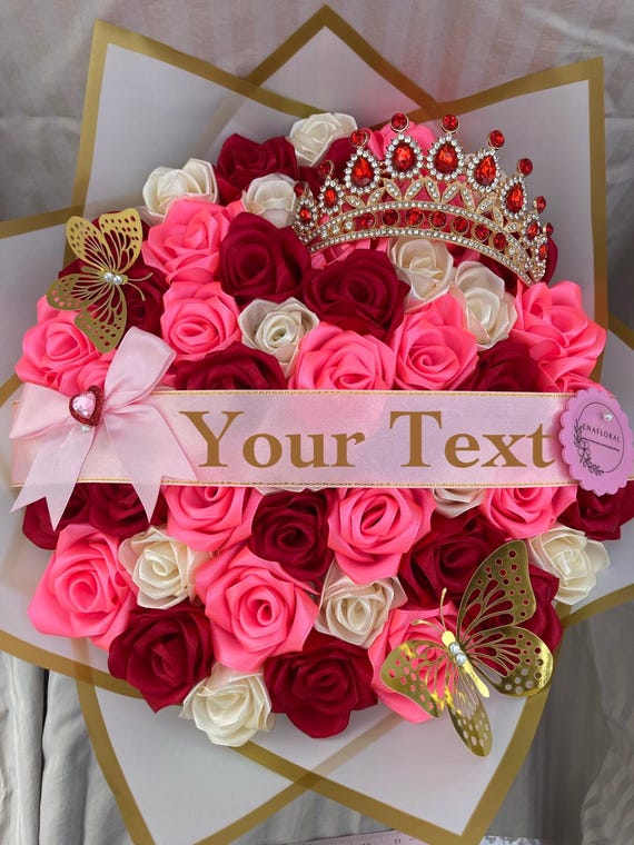 プリンセスハウス 絵画 青いリボン バラブーケ 額縁 【公式通販】