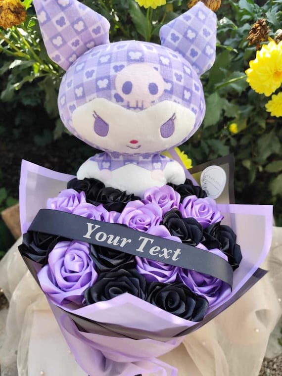 Kuromi Plushie Ramo Buchon, Sassy Eternal Rose Bouquet, Plush Fake Flower  Bouquet, Ever Lasting Flower, Birthday Bouquet, Anniversary Gift - Etsy