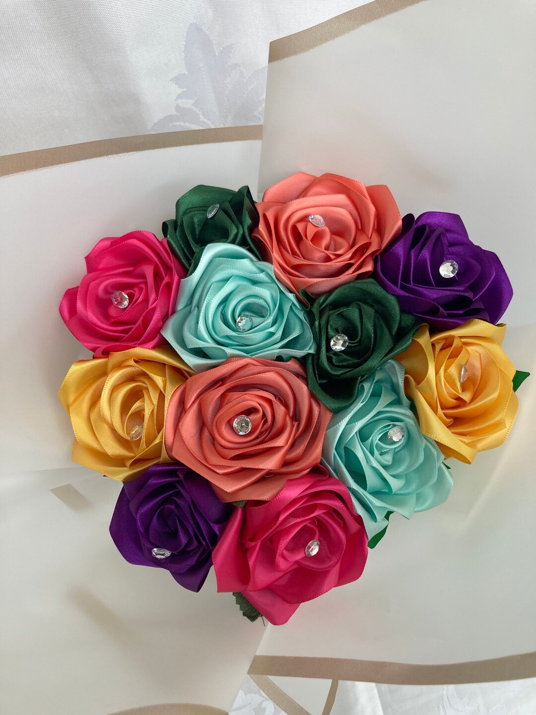 Encanto Inspired Eternal Rose Bouquet Handmade Fake Flowers Etsy