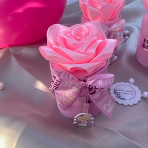 Baby Girl Shower Centerpiece, Unique Baby Girl Shower Decor, Gender Reveal Decor, Nursery Decor, Baby Shower Party Favor, It’s a Girl Decor