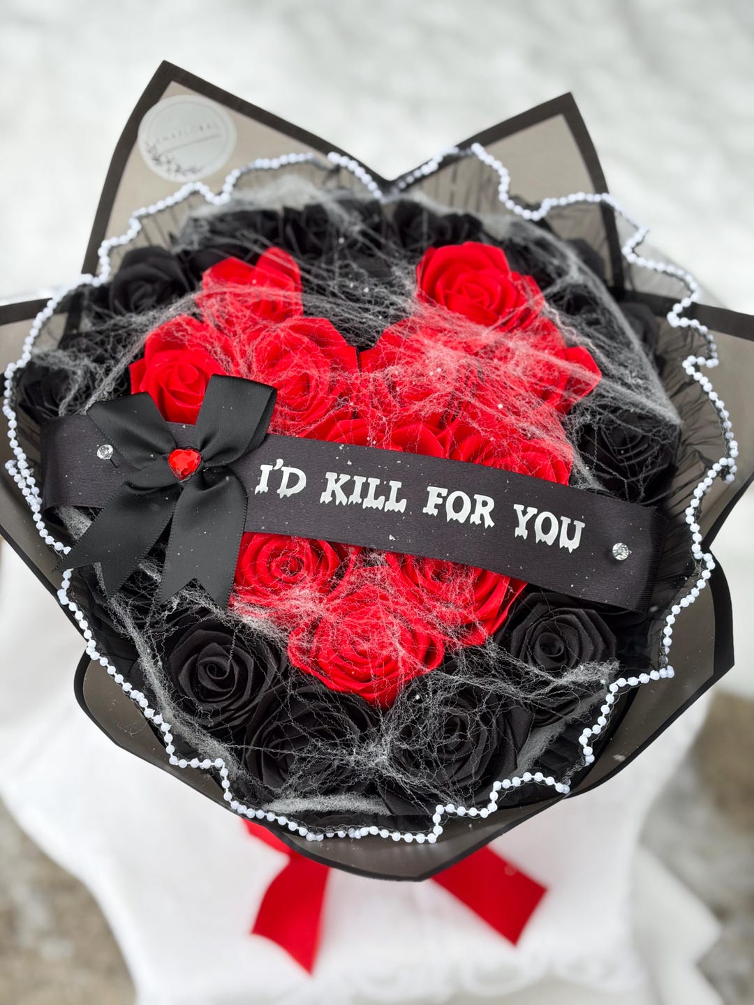 Spooky Ramo Scary Bouquet, Horror Theme, Spooky Ramo Buchon, Dark Gift, Humor ...