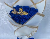 Customizable Ramo Buchon, Eternal Rose Bouquet, Handmade Fake ...