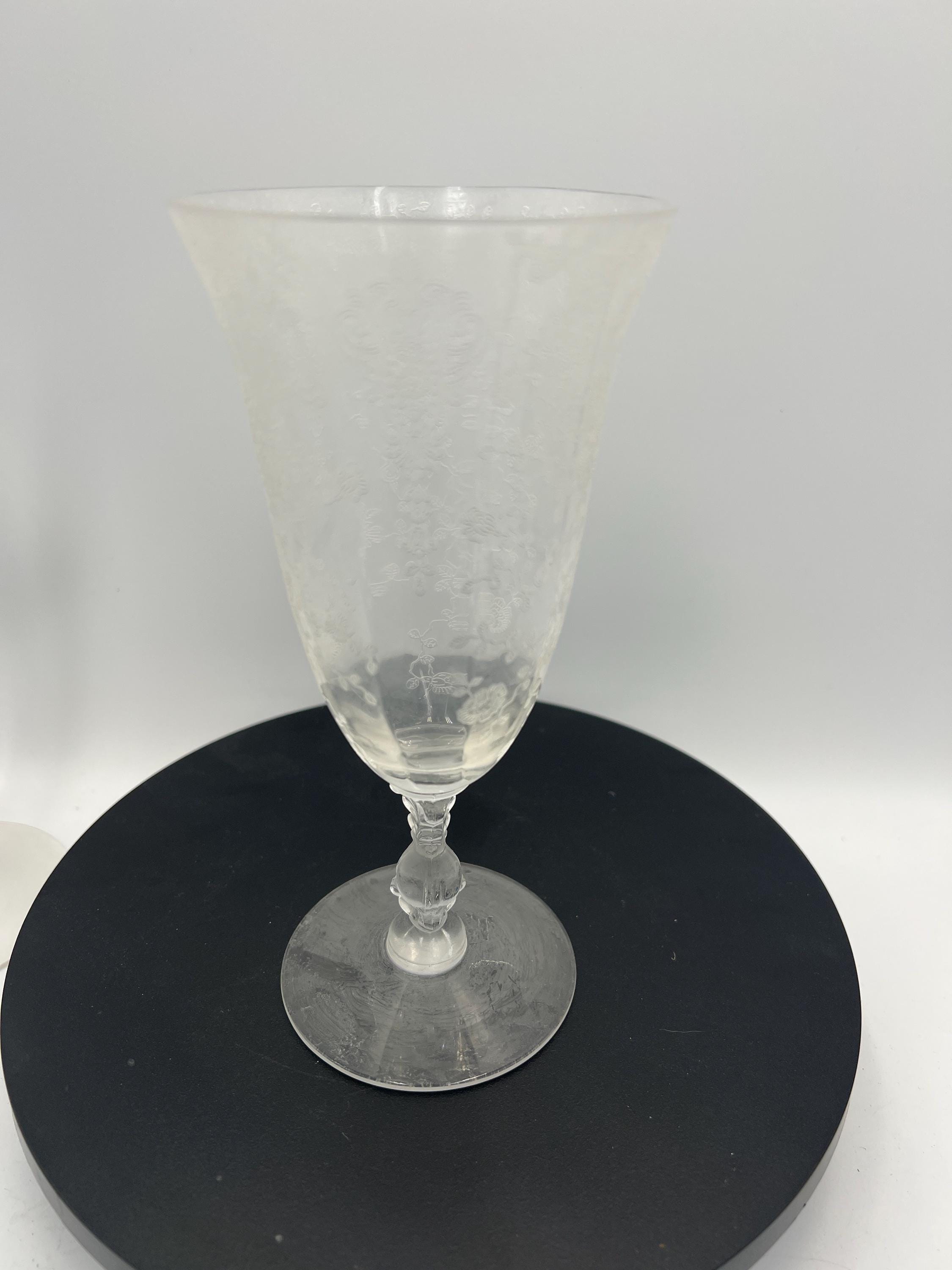 ケンブリッジ ローズポイント グラス＆プレートセット サービング